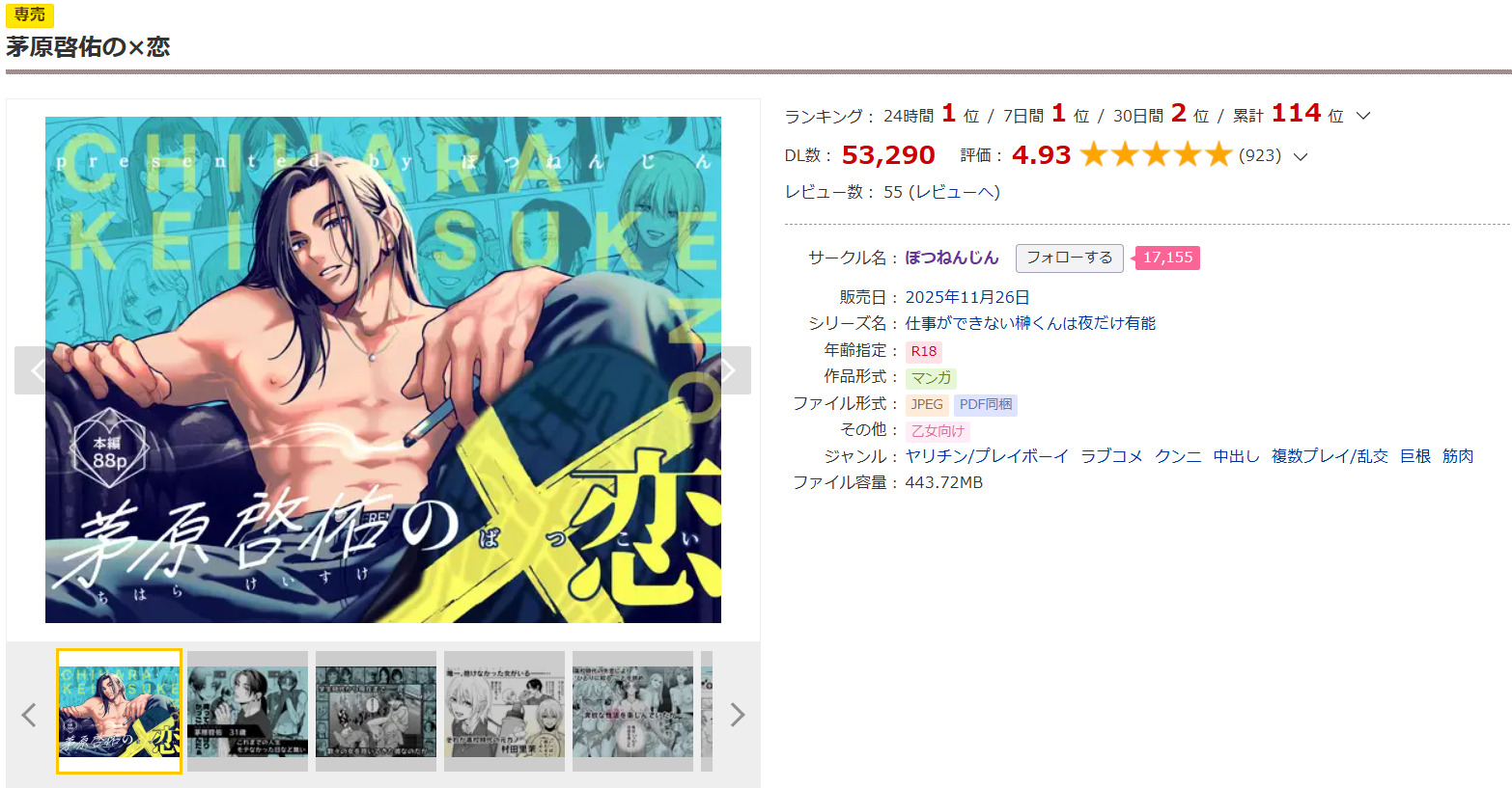 茅原啓佑の×恋